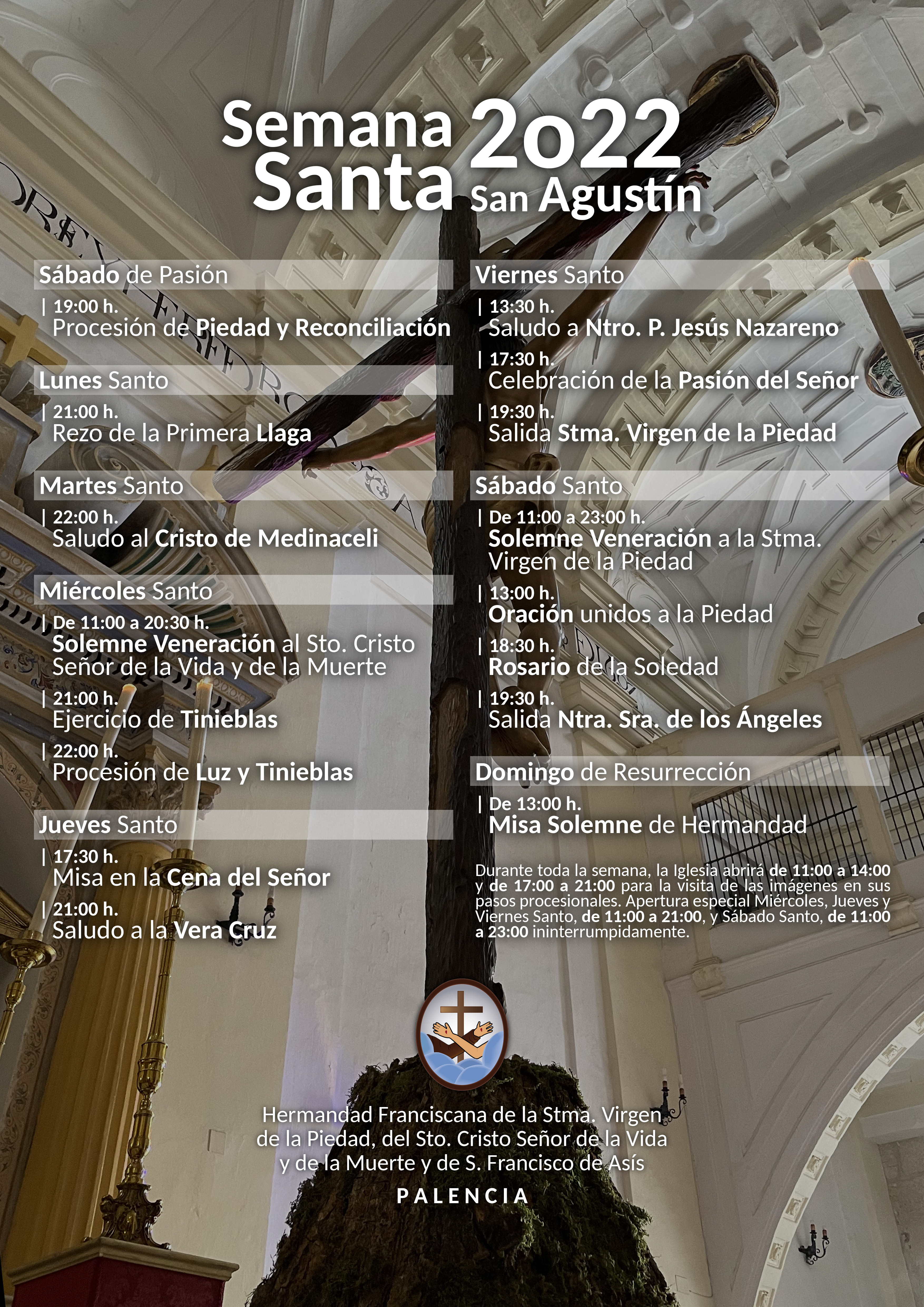 Portada de 2022 Cultos Semana Santa